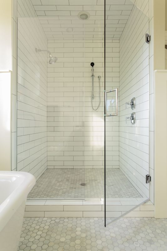 Tile-Accented Shower